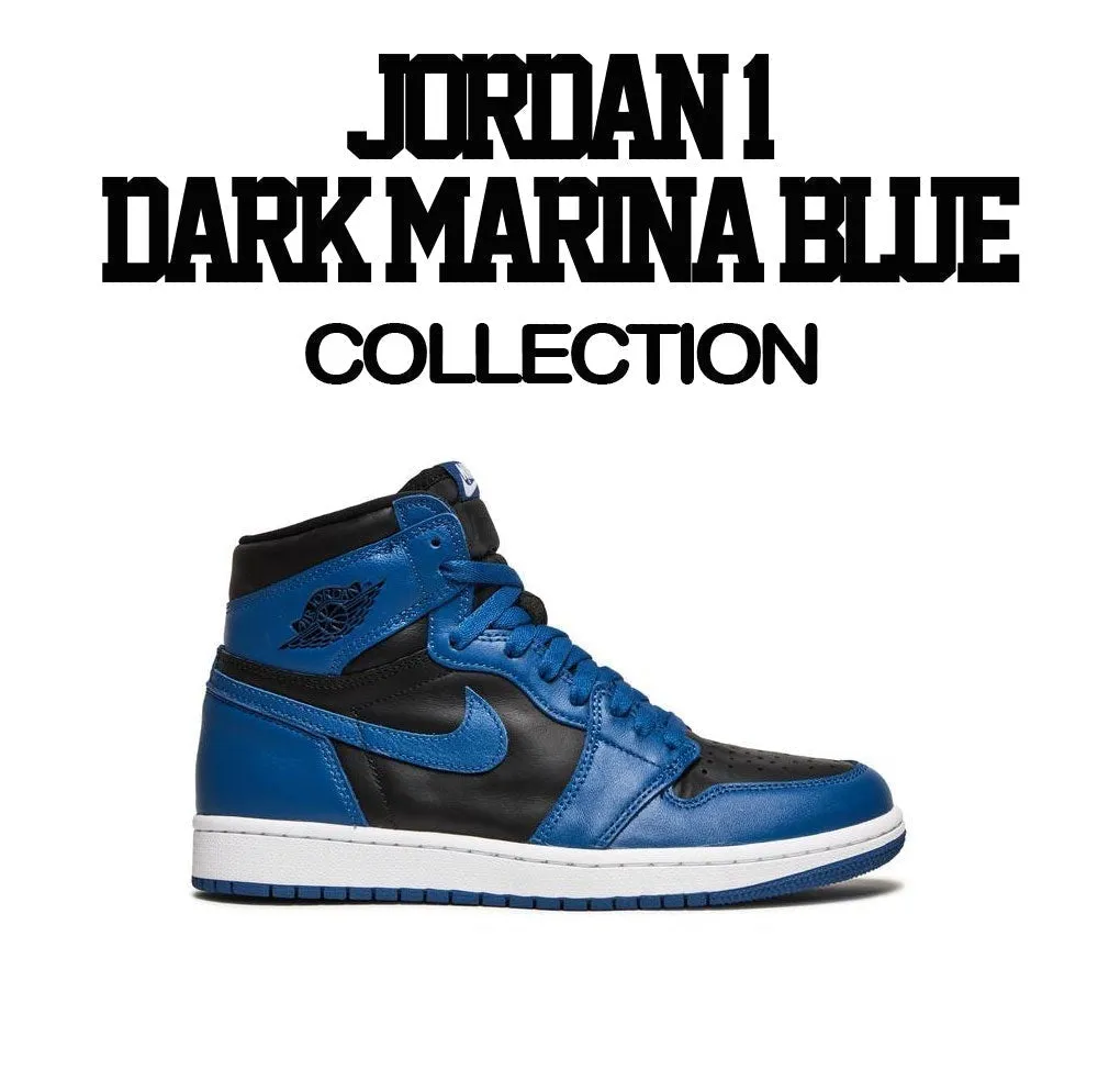 Retro 1 Dark Marina Blue Living Legend Sweater