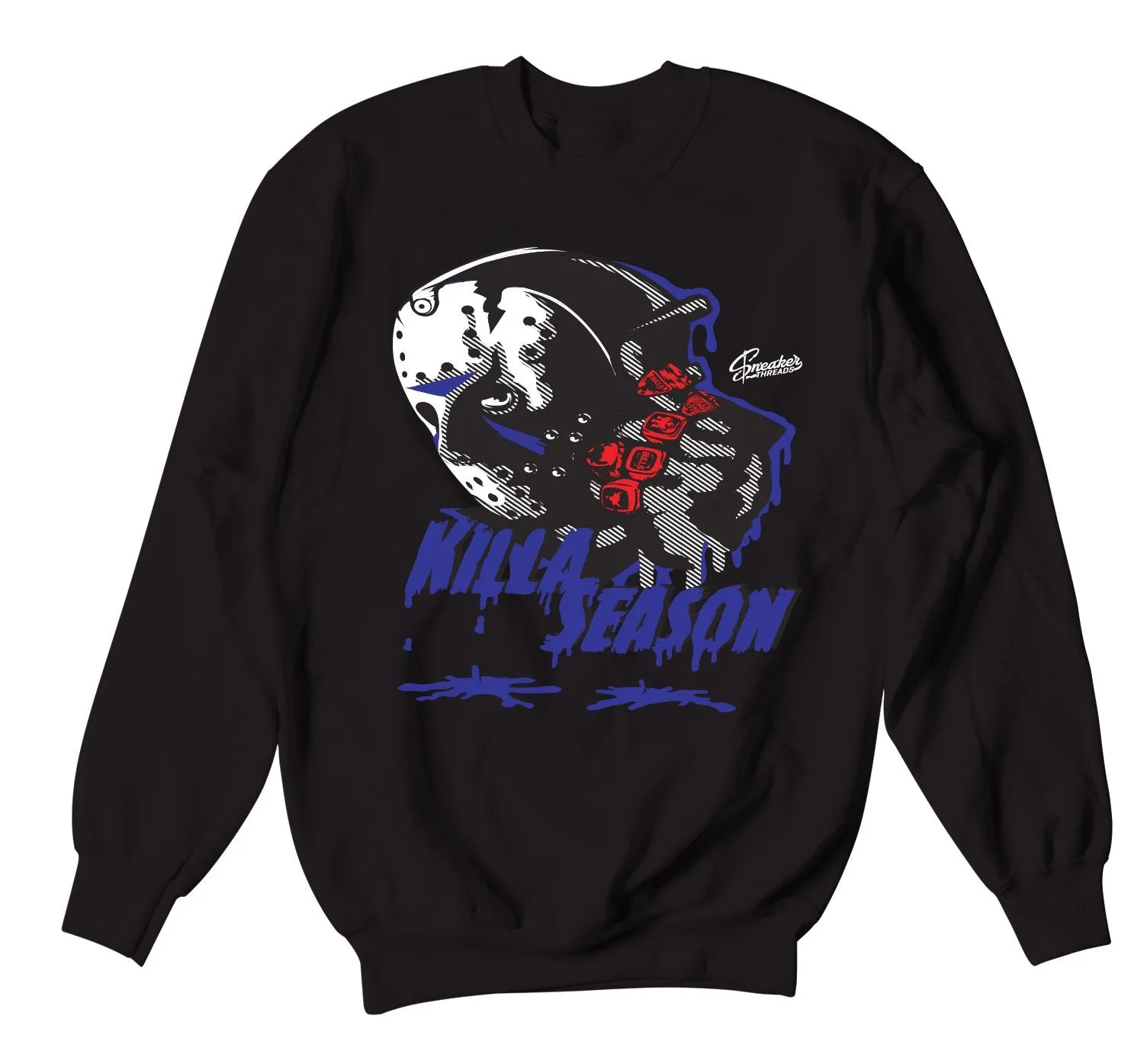 Retro 4 Loyal Blue Killa Season Sweater