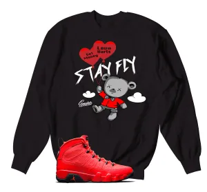 Retro 9 Chile Red Money Over Love