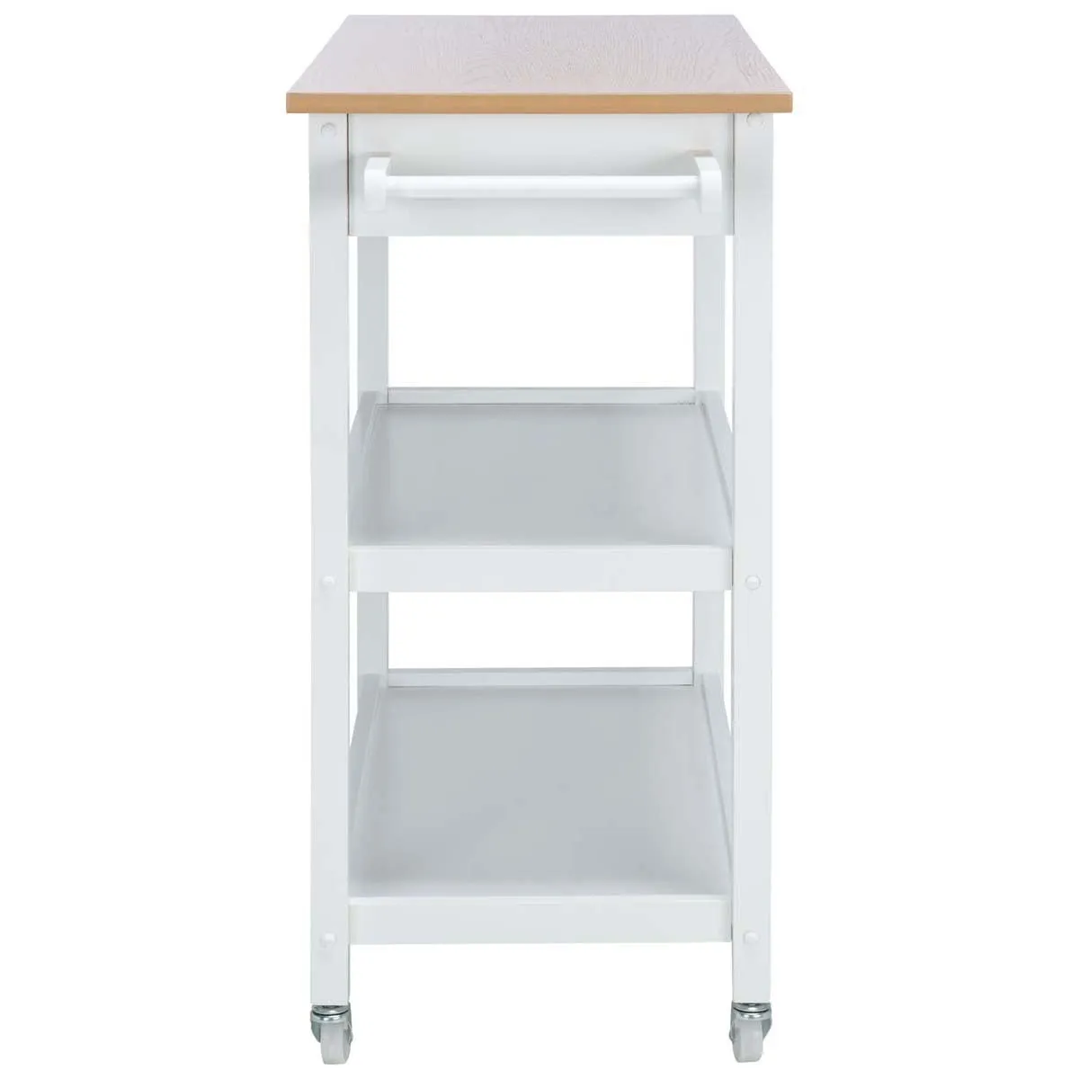 Safavieh Cohyn 2 Drawer 2 Shelf Kitchen Cart , KCH1401