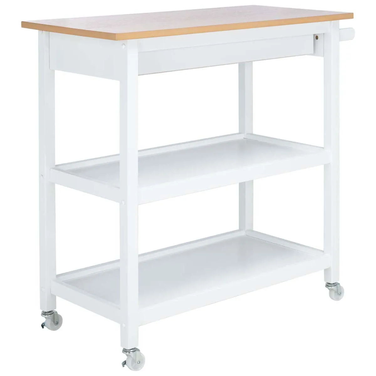 Safavieh Cohyn 2 Drawer 2 Shelf Kitchen Cart , KCH1401