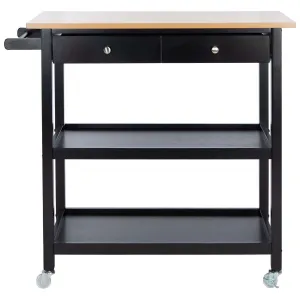 Safavieh Cohyn 2 Drawer 2 Shelf Kitchen Cart , KCH1401