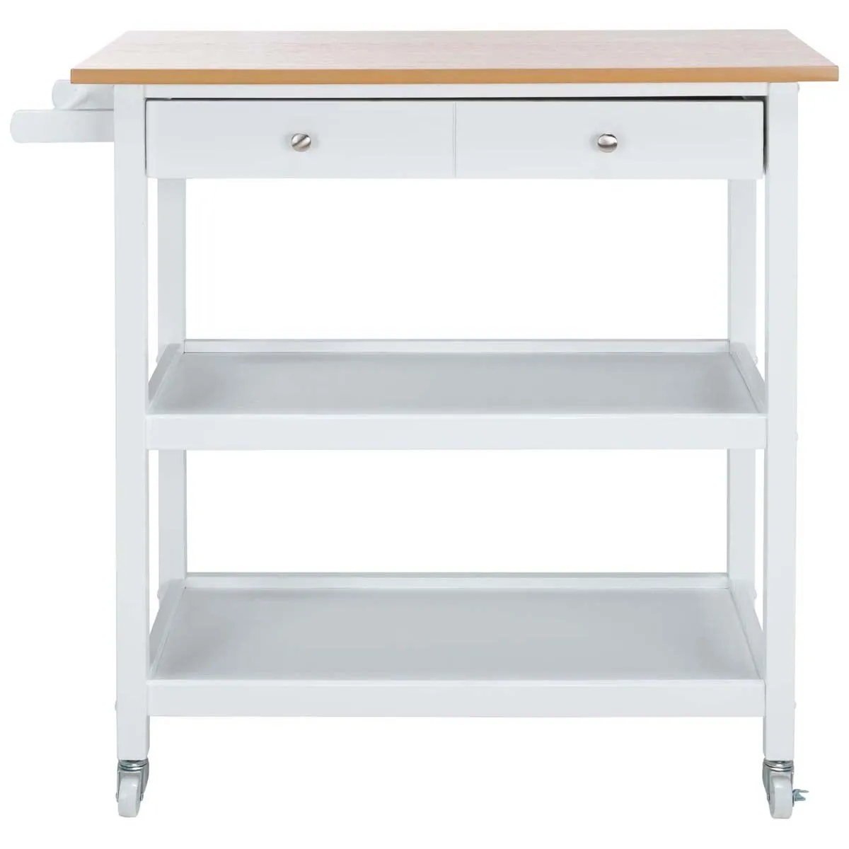 Safavieh Cohyn 2 Drawer 2 Shelf Kitchen Cart , KCH1401