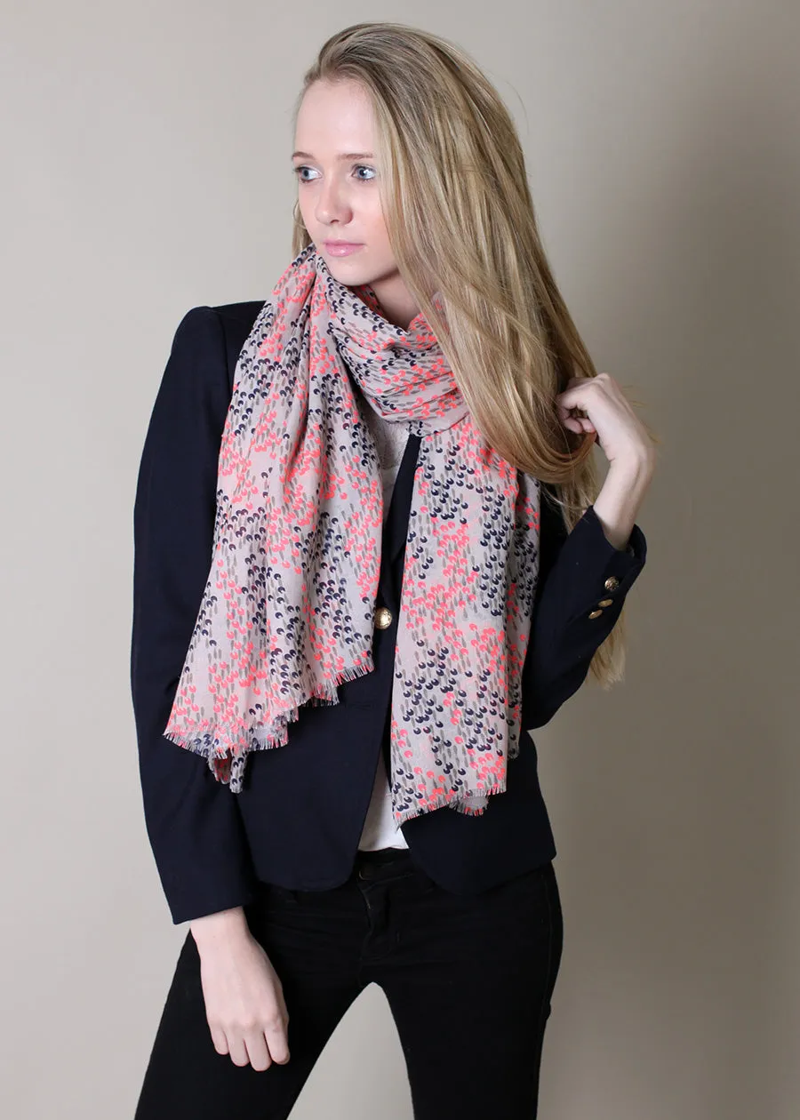 Scarlett Abstract Floral Scarf
