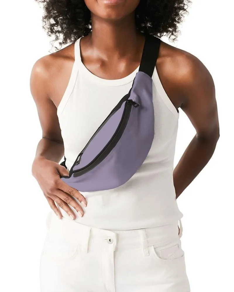Shaded Pale Pastel Violet Gray Belt Bag | C22M30Y0K30