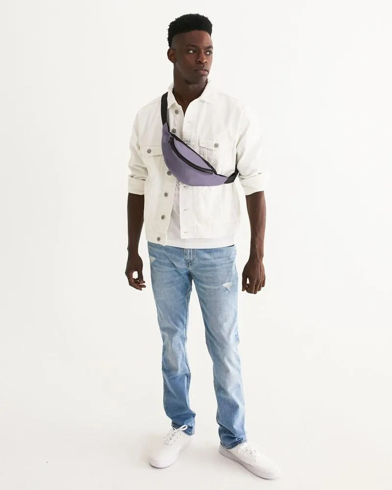 Shaded Pale Pastel Violet Gray Belt Bag | C22M30Y0K30