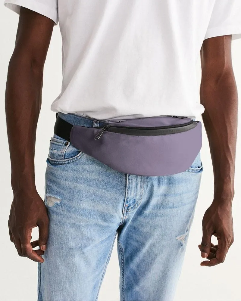 Shaded Pale Pastel Violet Gray Belt Bag | C22M30Y0K30