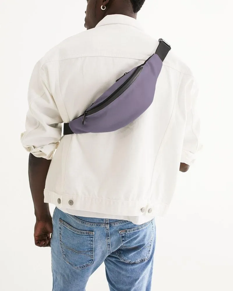 Shaded Pale Pastel Violet Gray Belt Bag | C22M30Y0K30
