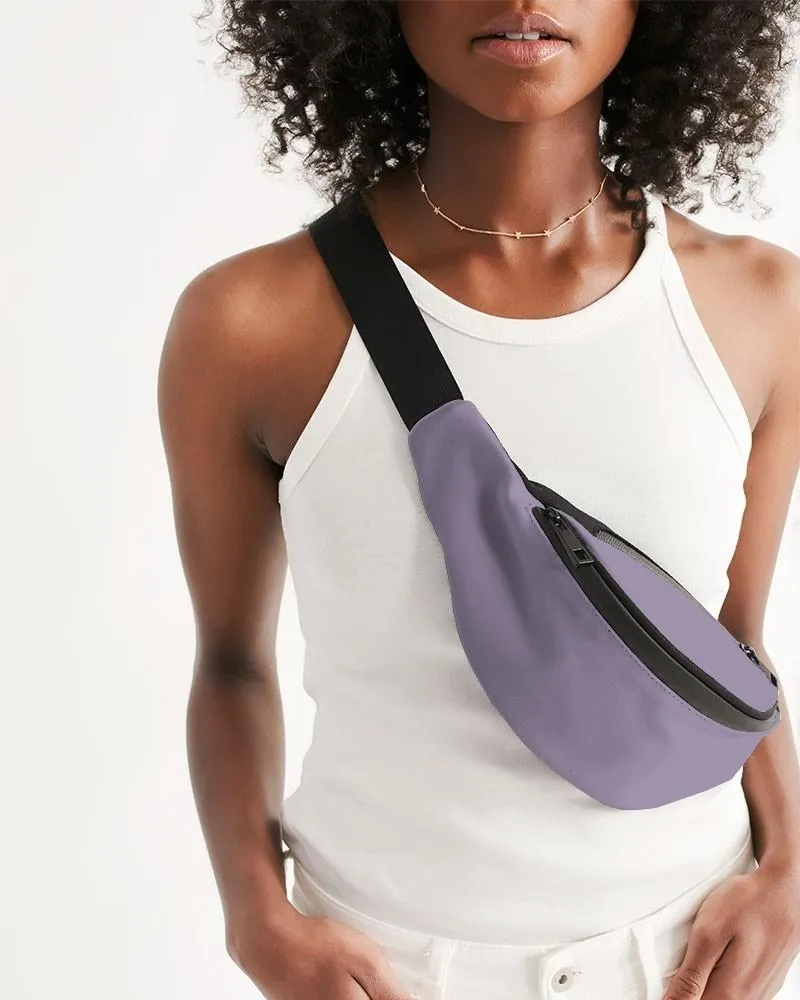 Shaded Pale Pastel Violet Gray Belt Bag | C22M30Y0K30