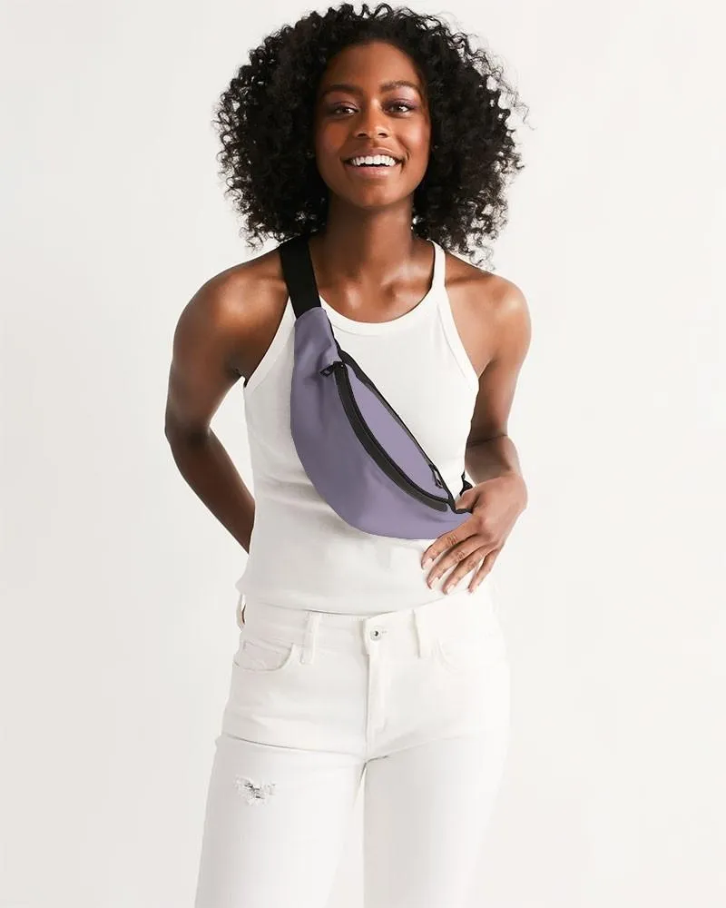 Shaded Pale Pastel Violet Gray Belt Bag | C22M30Y0K30