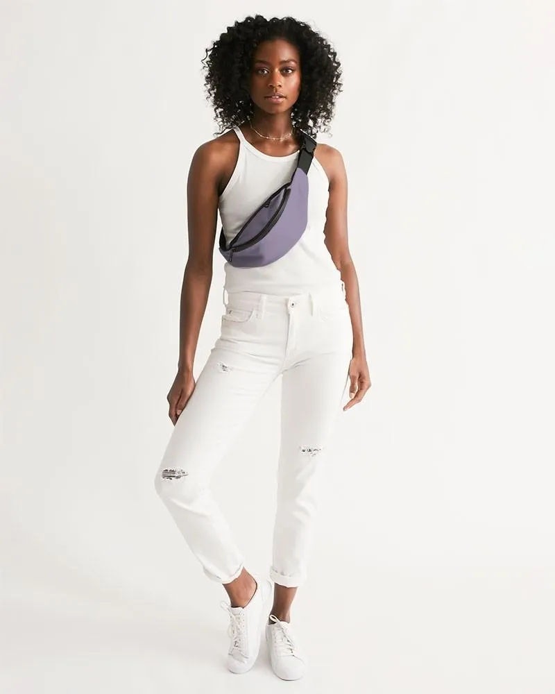 Shaded Pale Pastel Violet Gray Belt Bag | C22M30Y0K30