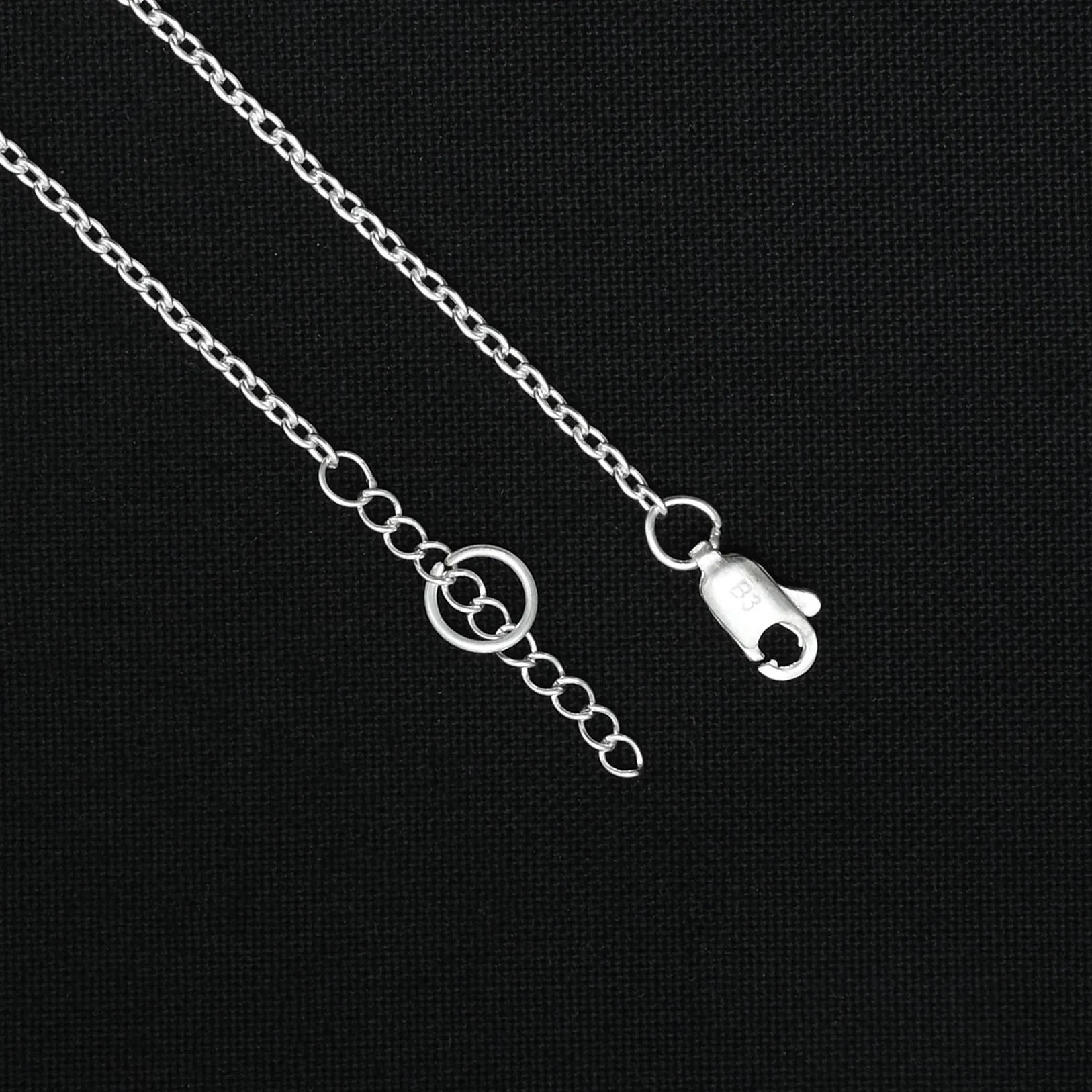 Silver Blue Evil Eyes Charming Beads Chain