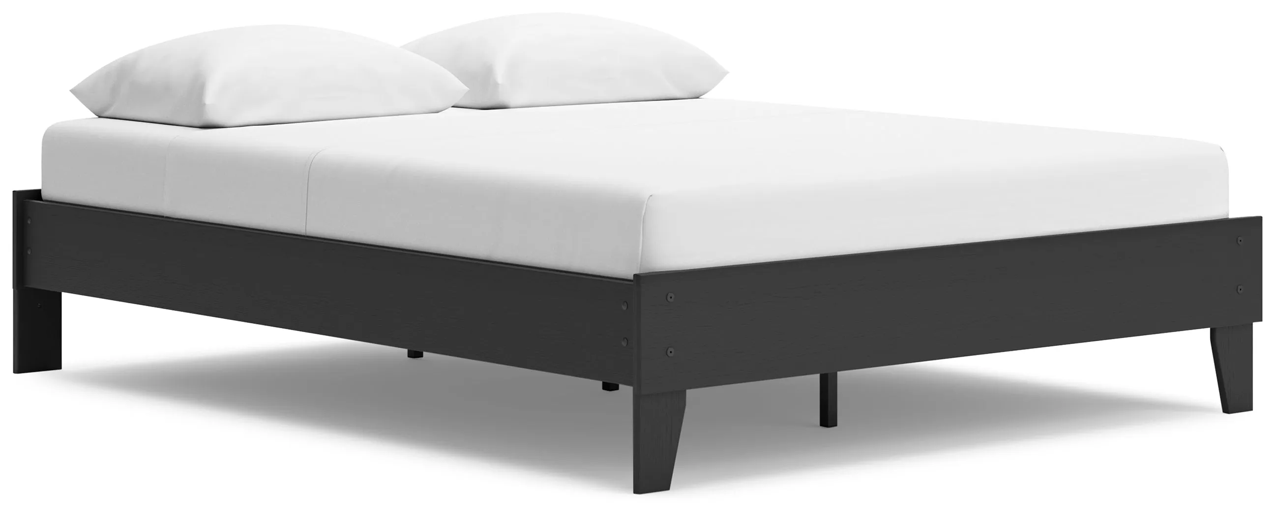 Socalle Queen Platform Bed with Dresser and 2 Nightstands in Black
