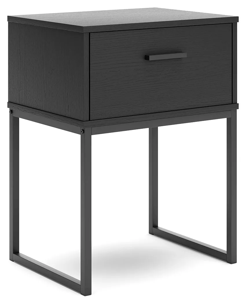 Socalle Queen Platform Bed with Dresser and 2 Nightstands in Black