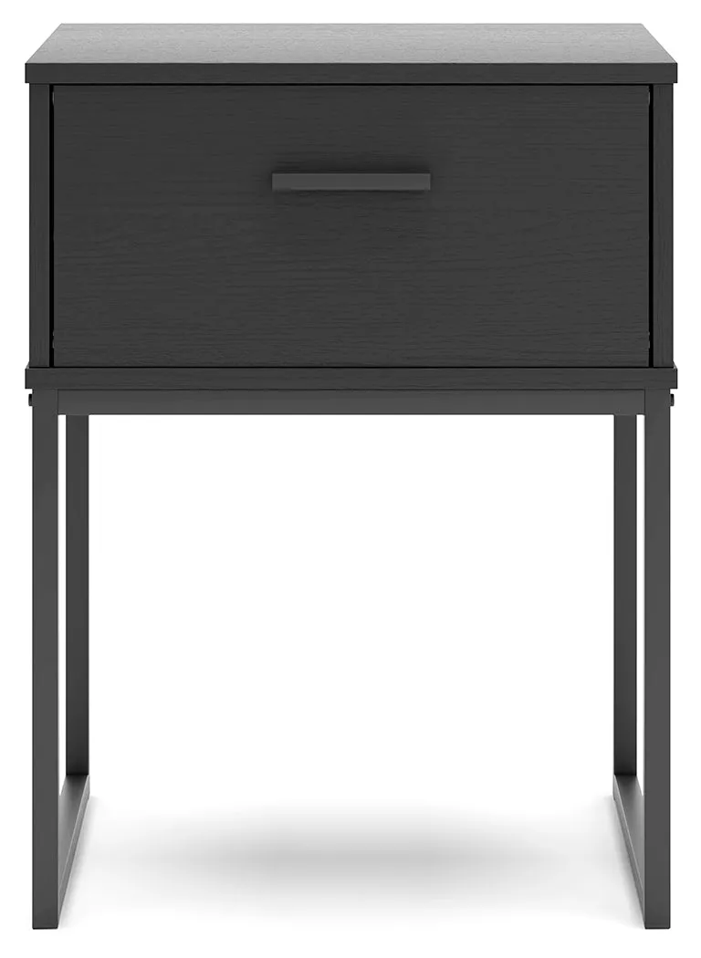 Socalle Queen Platform Bed with Dresser and 2 Nightstands in Black