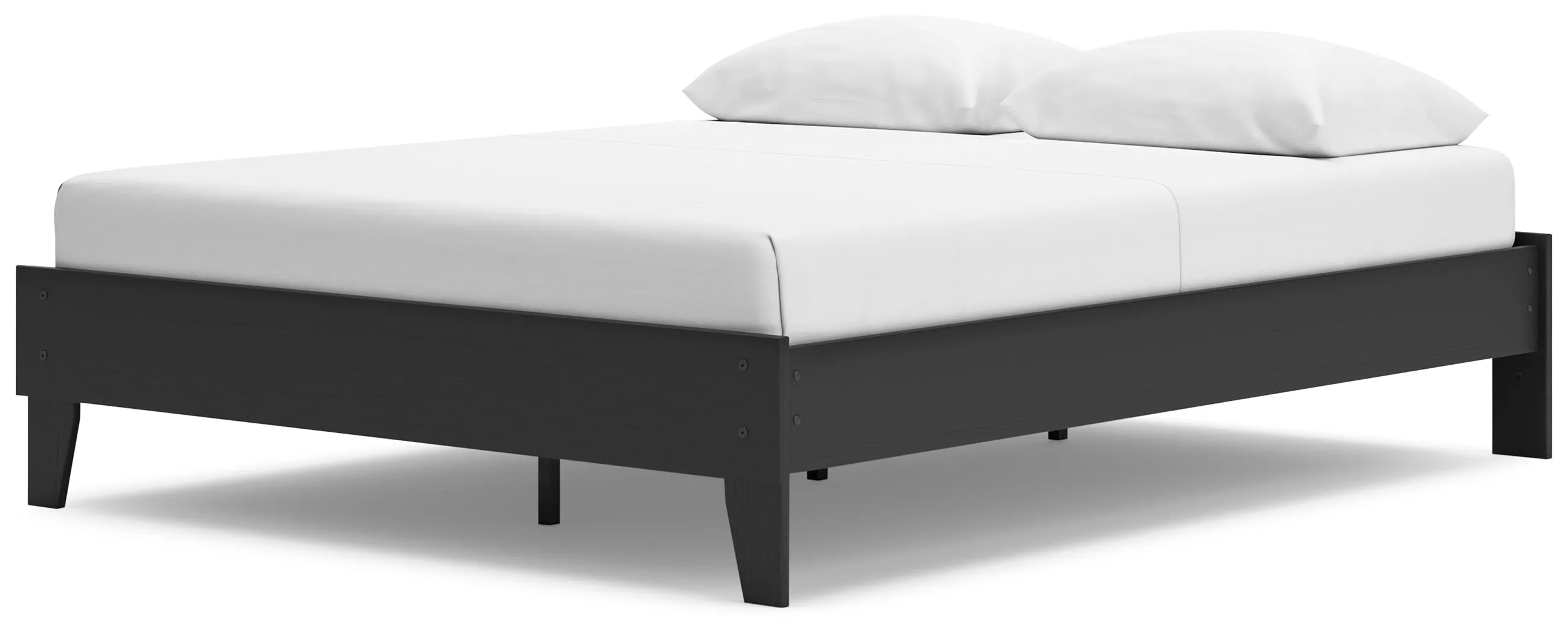 Socalle Queen Platform Bed with Dresser and 2 Nightstands in Black