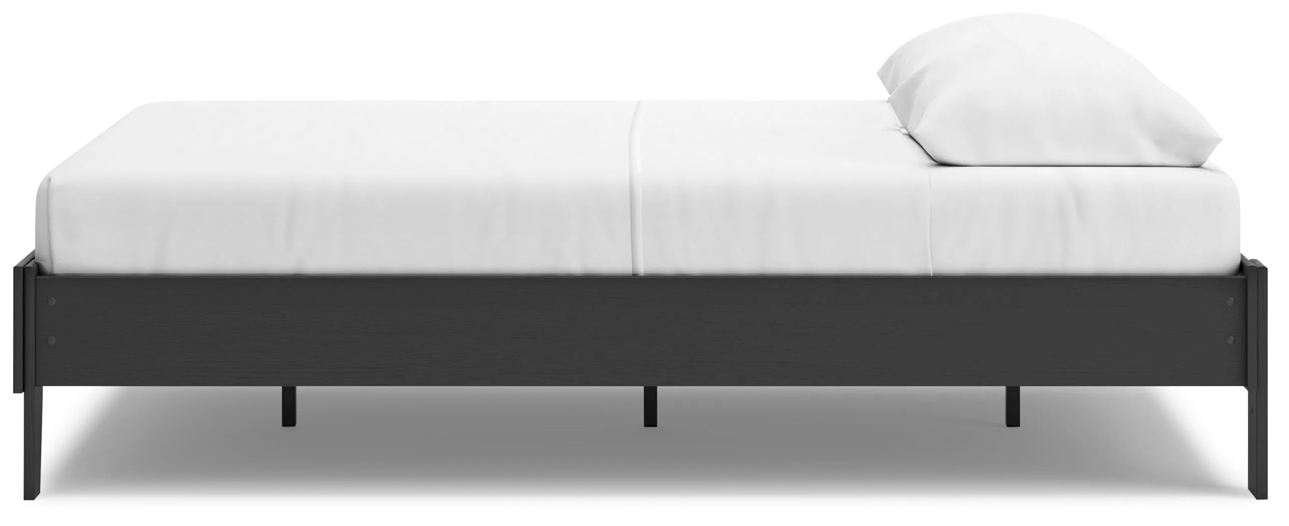 Socalle Queen Platform Bed with Dresser and 2 Nightstands in Black