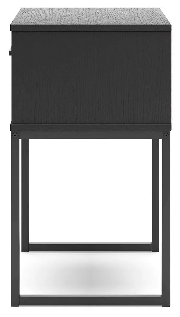 Socalle Queen Platform Bed with Dresser and 2 Nightstands in Black