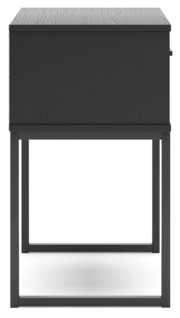 Socalle Queen Platform Bed with Dresser and 2 Nightstands in Black