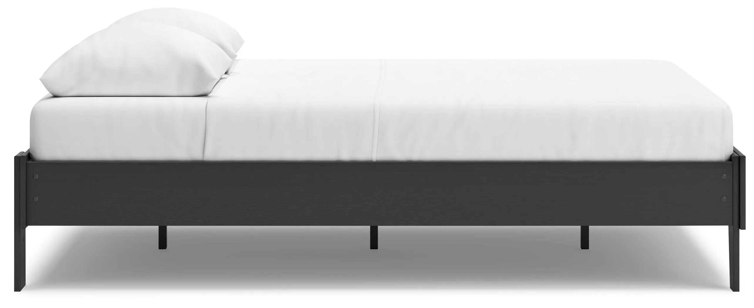 Socalle Queen Platform Bed with Dresser and 2 Nightstands in Black