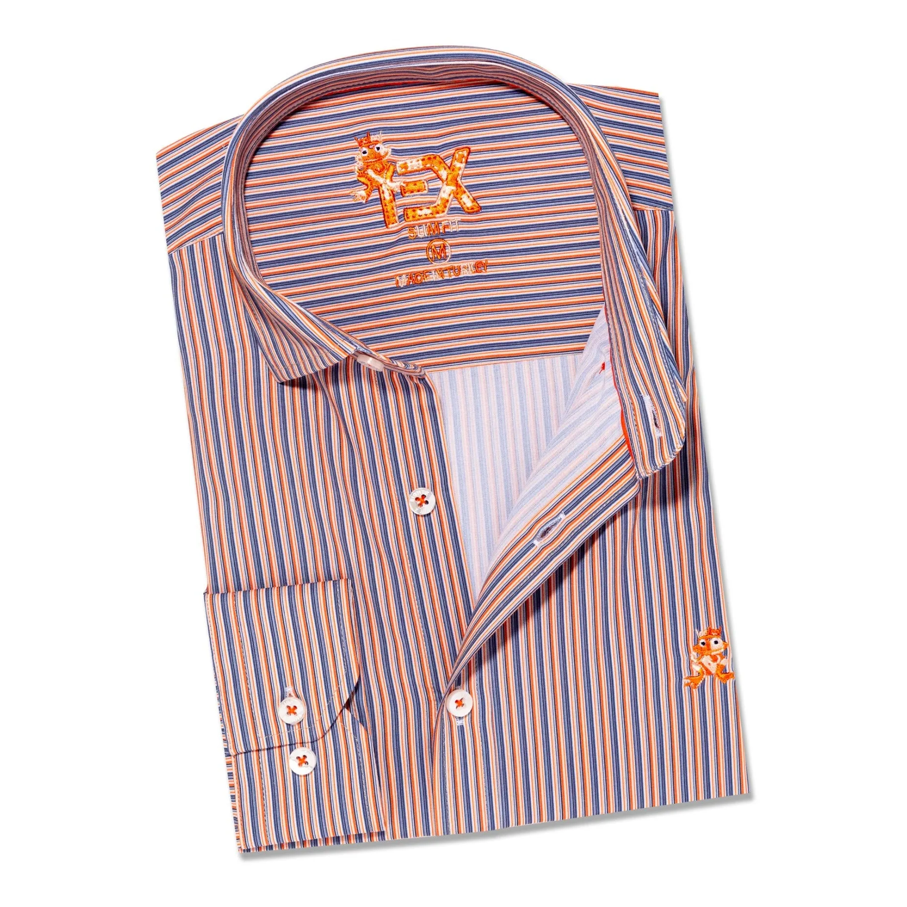 The Met FROG Striped Button Down Shirt