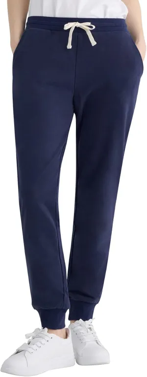 Weintee Women's Petite Joggers Cotton Sweatpants with Pockets