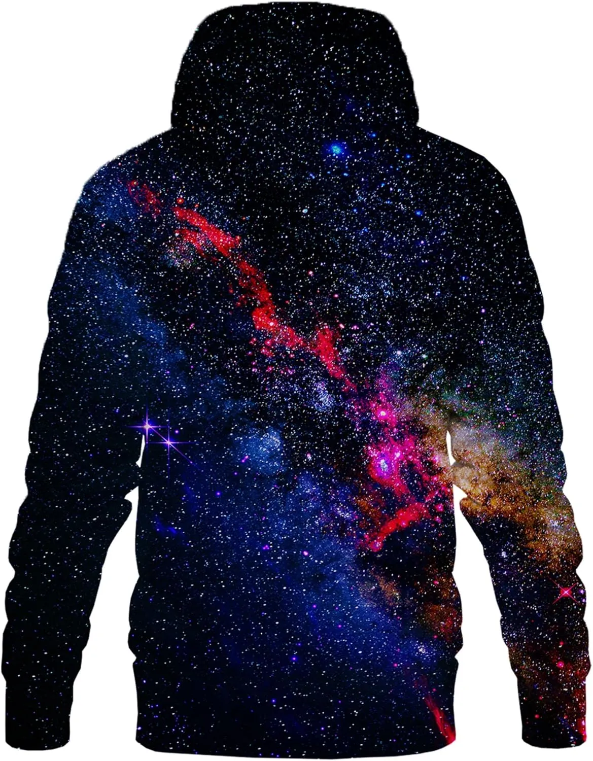 Yasswete Unisex Men's and Women's Novelty Hoodies 3D Fashion Digital Print Pullover Hooded Sweatshirts with Pockets