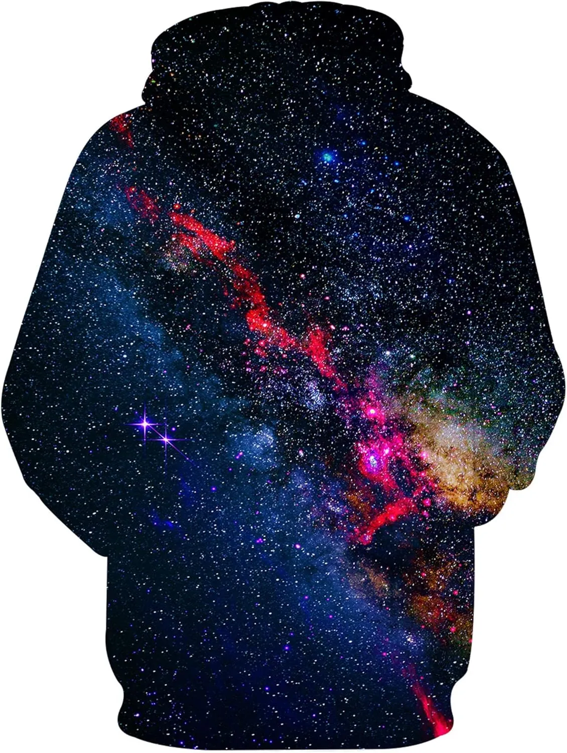 Yasswete Unisex Men's and Women's Novelty Hoodies 3D Fashion Digital Print Pullover Hooded Sweatshirts with Pockets